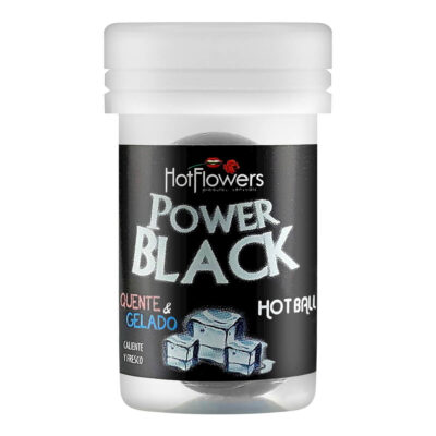 Hot Ball Power Black Gel Comestível Quente e Frio