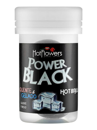 Hot Ball Power Black Gel Comestível Quente e Frio